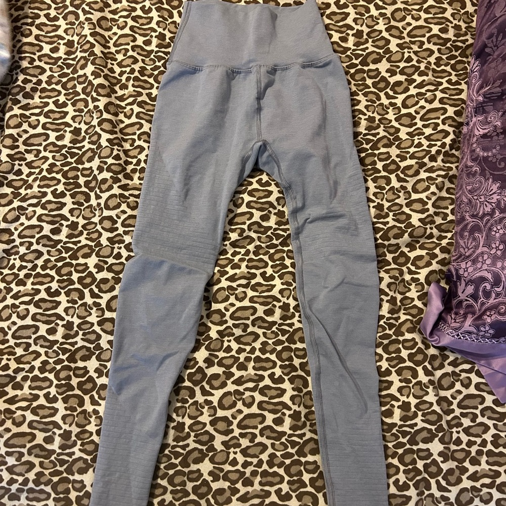 Size s gray alphalete OG revival leggings